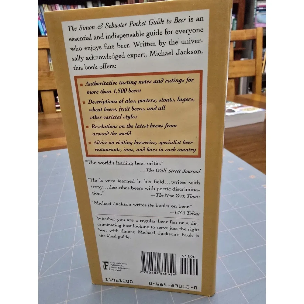 The Simon & Schuster Pocket Guide to Beer, Jackson, Michael, New Book,‎ World